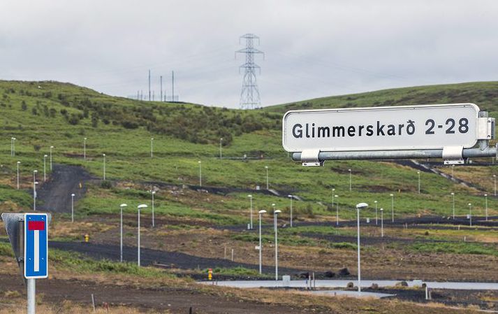 Fimm lóðir standa til boða, meðal annars við Glimmerskarð.