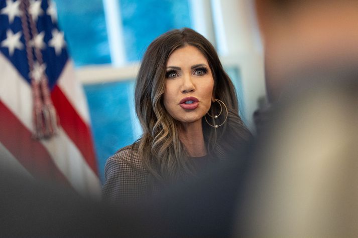 Kristi Noem er heimavarnaráðherra Bandaríkjanna.
