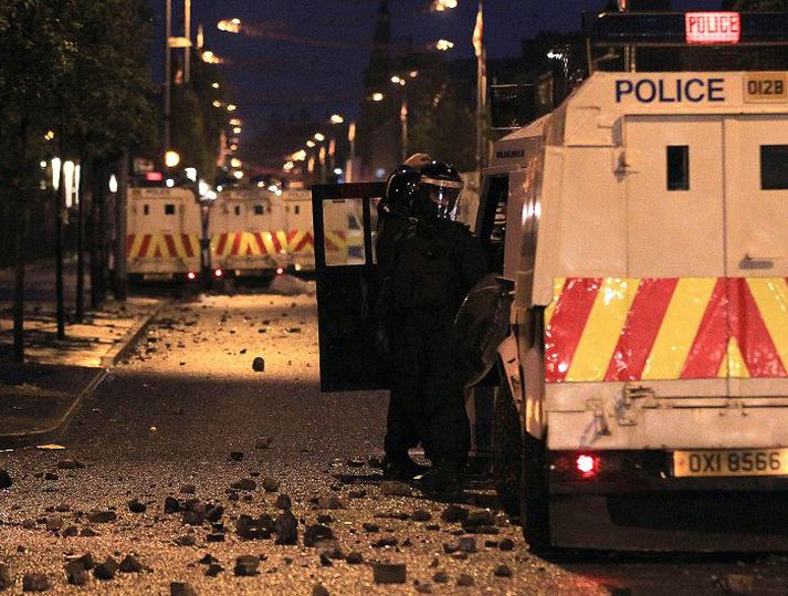 Verstu óeirðirnar í áratug.nordicphotos/AFP