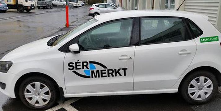 Hér má sjá bílinn.