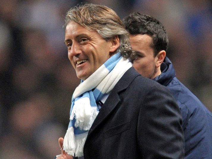 Roberto Mancini, stjóri Manchester City.