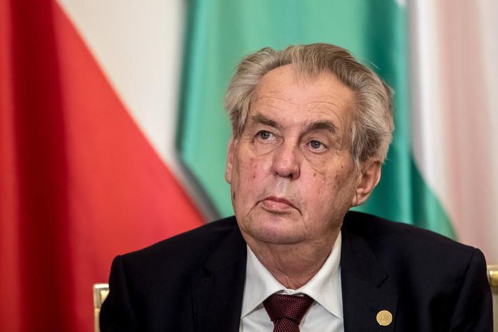 Milos Zeman, forseti Tékklands.