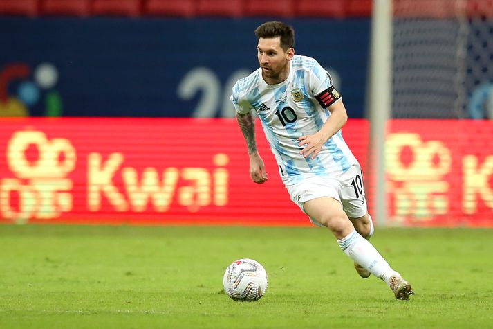 Lionel Messi jafnaði leikjamet argentínska landsliðsins í nótt og bætir það í næsta leik.