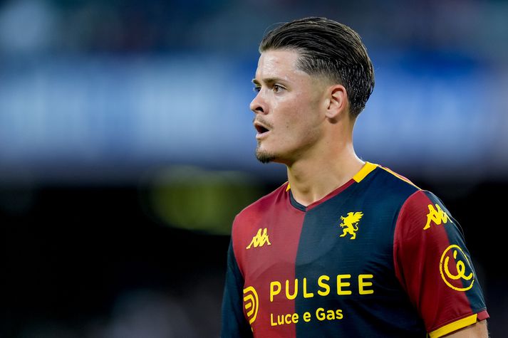 Vitinha sést hér í leik með Genoa í Seríu A. Hann hefur skorað tvö mörk í deildinni á þessu tímabili.