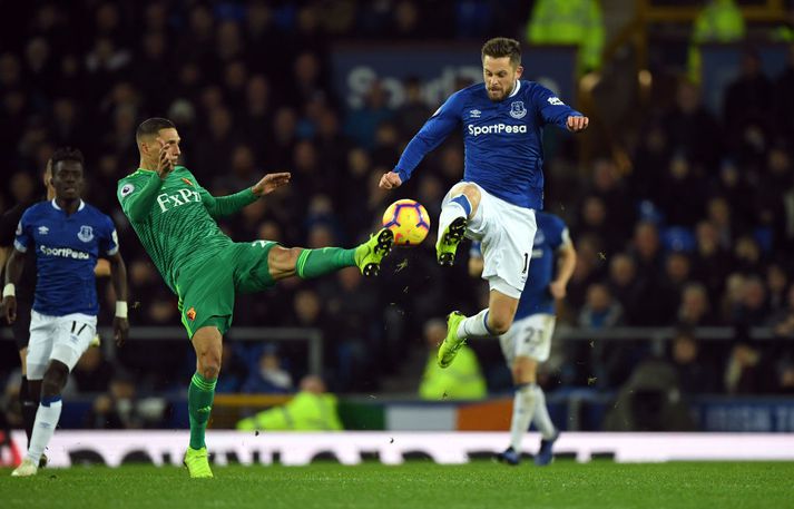 Gylfi Þór spilaði allan leikinn fyrir Everton