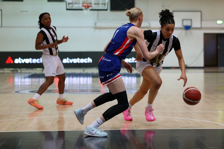 Jiselle Thomas átti stórleik. 