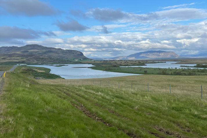 Áætlað var að þetta landssvæði í Þjórsárdalnum færi undir uppistöðulón Hvammsvirkjunar.