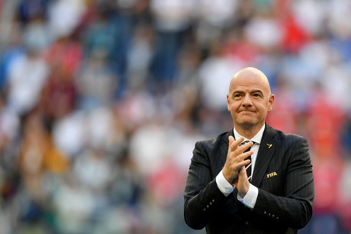 Infantino er forseti FIFA.