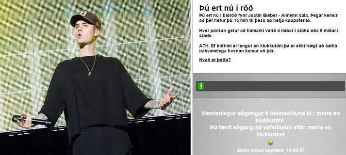 Justin Bieber kemur fram á tvennum tónleikum í september.