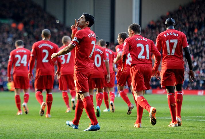 Suarez er mjög hamingjusamur hjá Liverpool.