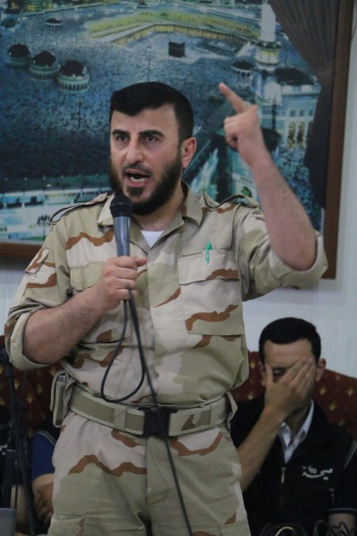 Zahran Allaoush var leiðtogi Jaysh al-Islam.