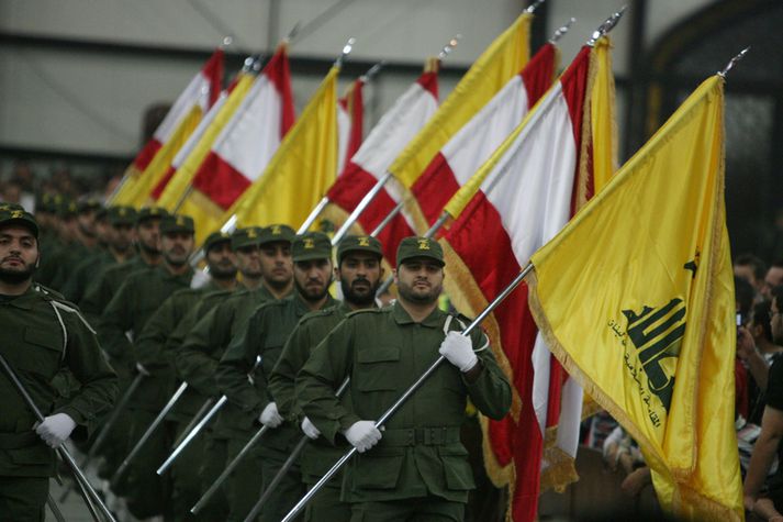 Liðsmenn Hezbollah í Líbanon