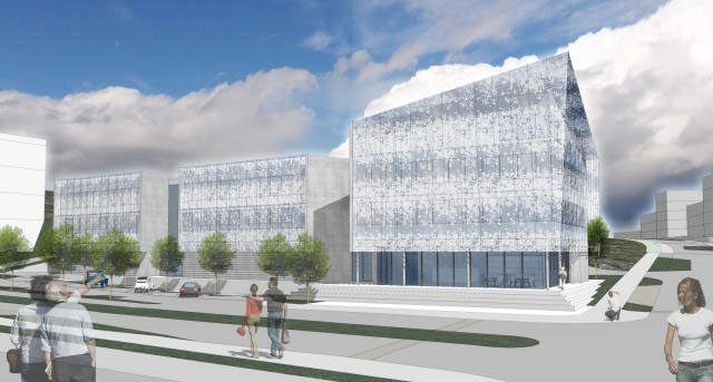 Húsið er 3.500 fermetrar að stærð.mynd/NÍ