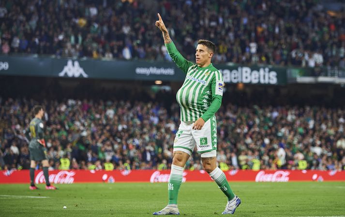 Cristian Tello skoraði sigurmark Real Betis gegn Real Madrid.