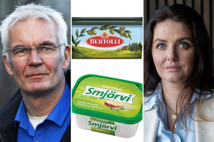 Smjörvanum hefur verið skipt út fyrir Bertolli.
