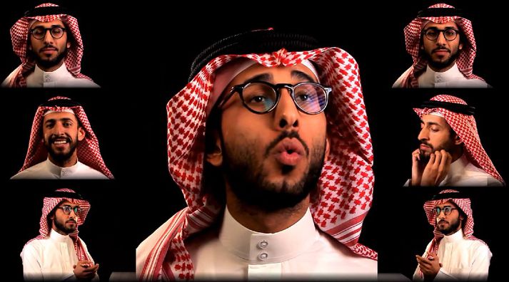 Hisham Fageeh er þekktur sádiarabískur spéfugl.