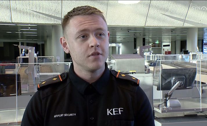 Reimar Jensson er vaktstjóri í öryggisleitinni í Leifsstöð.