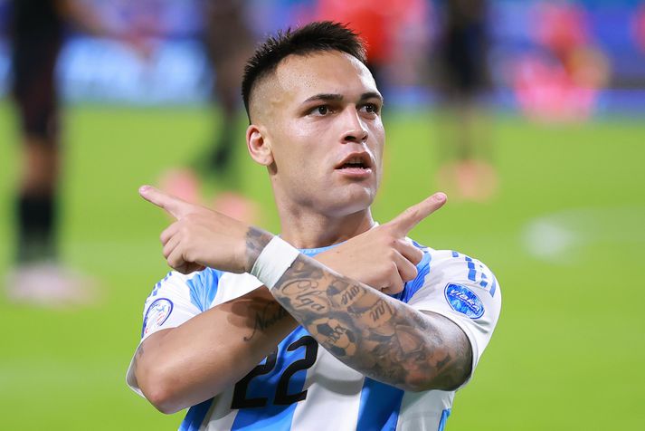Lautaro Martínez hefur skorað í öllum leikjum Argentínu í Suður-Ameríkukeppninni í ár.