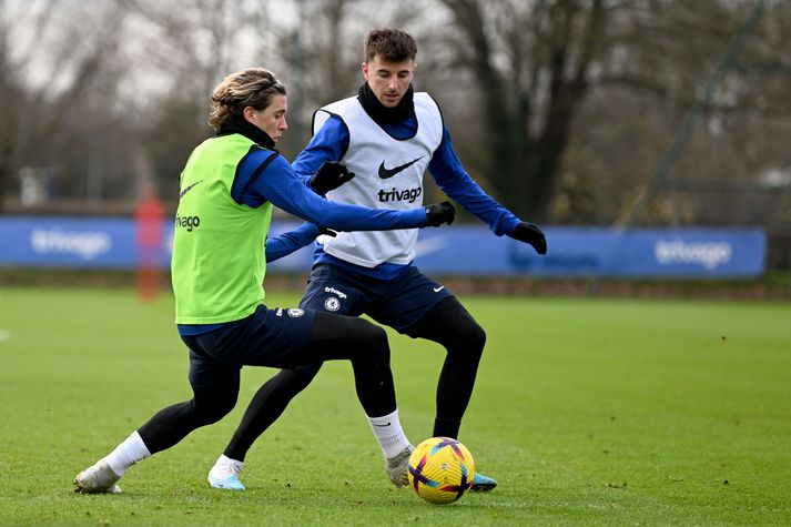 Conor Gallagher og Mason Mount gætu yfirgefið Chelsea eftir tímabilið.