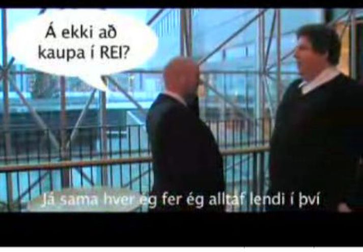 Úr jólamyndbandi Orkuveitunnar.