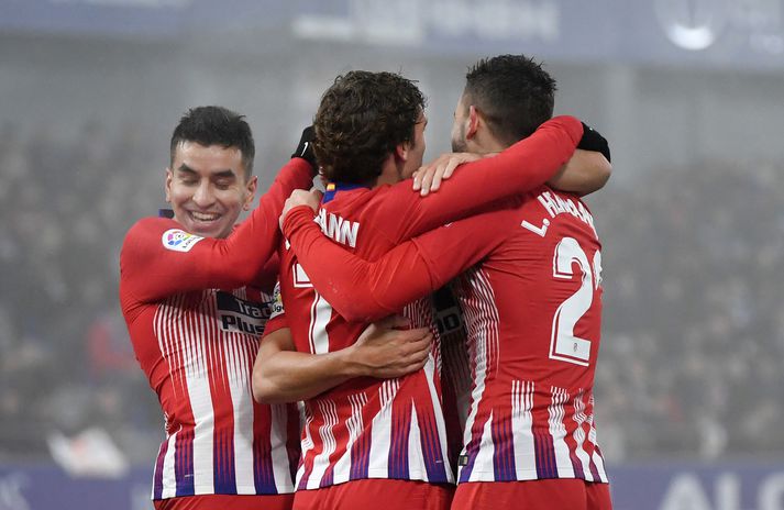 Atletico fagnar marki í kvöld.