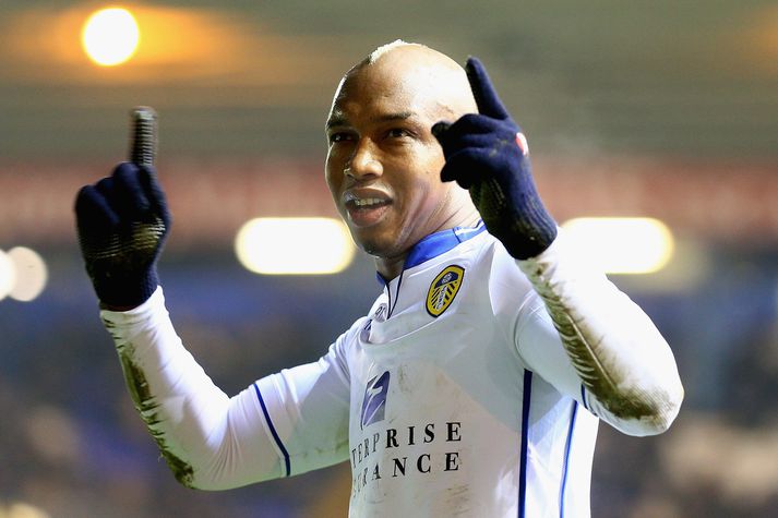 El Hadji Diouf í leik með Leeds árið 2013.