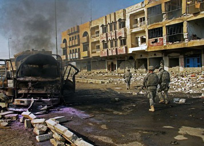 Enn er mikið verk að vinna í Írak eftir innrás bandamanna árið 2003.