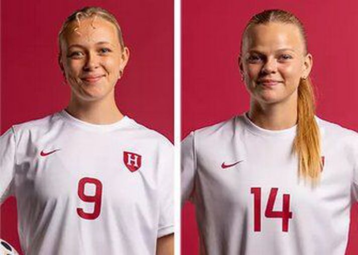 löf Sigríður Kristinsdóttir og Írena Héðinsdóttir Gonzalez stunda báðar nám við Harvard háskólann.