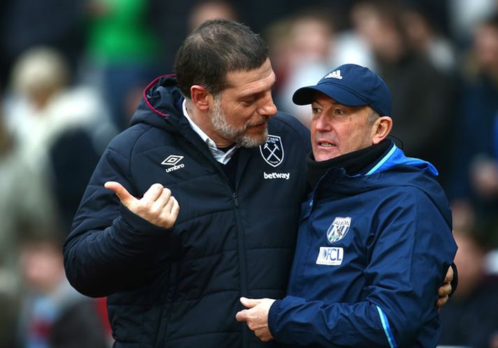 Slaven Bilic og Tony Pulis eru báðir atvinnulausir.