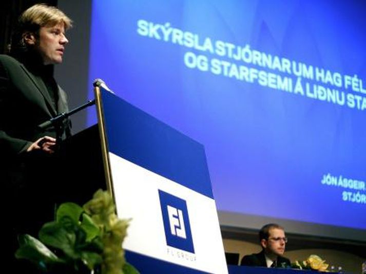 Jón Ásgeir Jóhannesson, stjórnarformaður FL Group, hefur þurft að horfa upp á mikla rýrnun á eignum Baugs í FL Group það sem af er þessu ári.