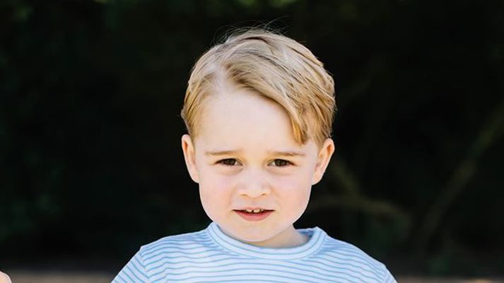 Georg er þriggja ára í dag.