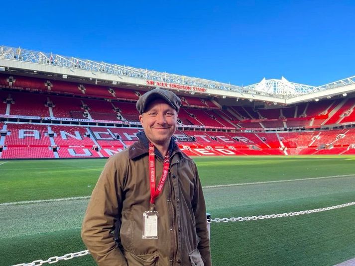 Kristján Haagensen nýtur þess að heimsækja Old Trafford en hann á þó enn eftir að sjá Manchester United skora mark þar.