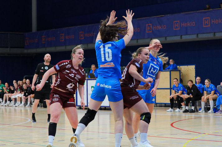 Selfoss náði undirtökunum gegn Stjörnunni með 10-1 kafla í fyrri hálfleik.