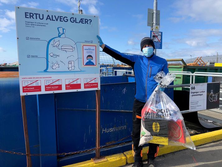 Sorpa segir að fólk hafi almennt tekið vel í nýju regluna. 