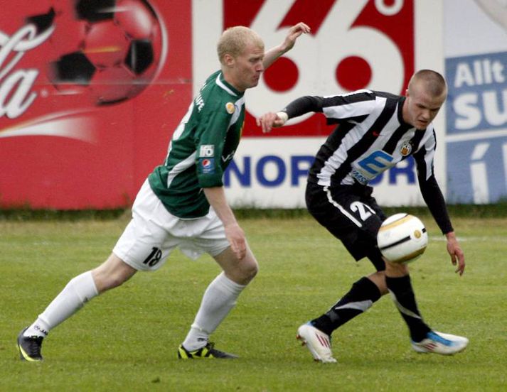 Guðmundur Reynir hefur farið á kostum með KR í sumar.