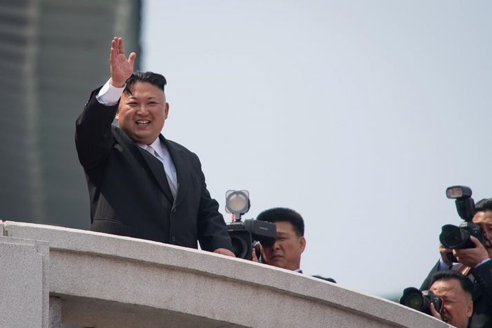 Kim Jong Un, einræðisherra Norður-Kóreu.