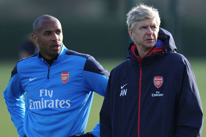 Thierry Henry og Arsene Wenger eru miklir vinir.