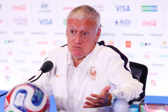 Didier Deschamps getur komið Frakklandi í undanúrslit á þriðja heimsmeistaramótinu í röð.