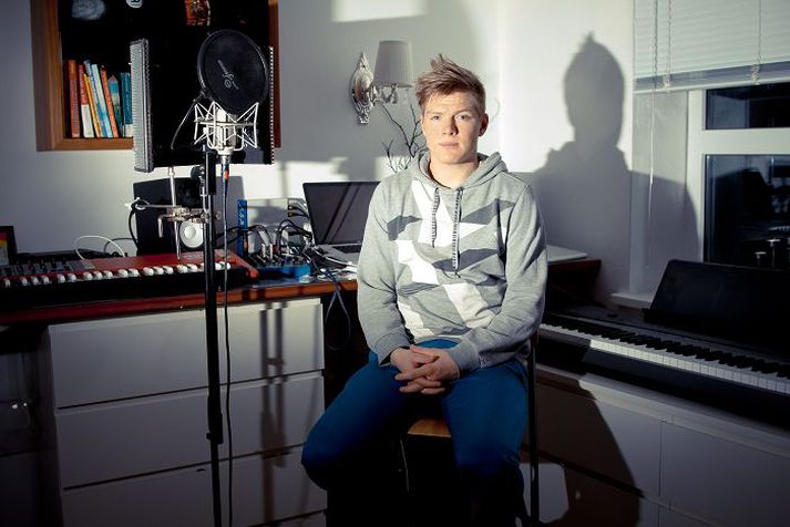 Sigraði Leifur Eiríksson sigraði í tveimur flokkum í „street“ danskeppni sem fram fór á laugardag.Mynd/Einar Ingi Sigmundsson