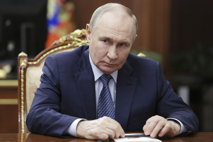 Vladimír Pútin, forseti Rússlands.