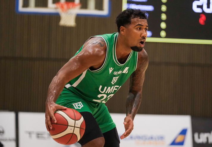 Dwayne Lautier skoraði grimmt gegn Ármanni, alls 32 stig.