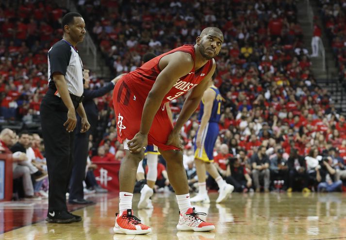 Chris Paul lék með Houston Rockets á síðasta tímabili og var með 15,6 stig og 8,2 stoðsendingar að meðaltali í leik. Hann fékk 4,5 milljarða íslenskra króna en fær mun meira fyrir næstu tímabil.