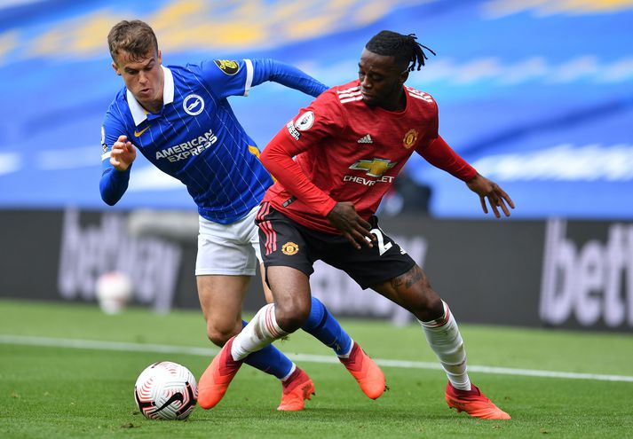 Bissaka í 3-2 sigrinum gegn Brighton & Hove Albion á þessari leiktíð.