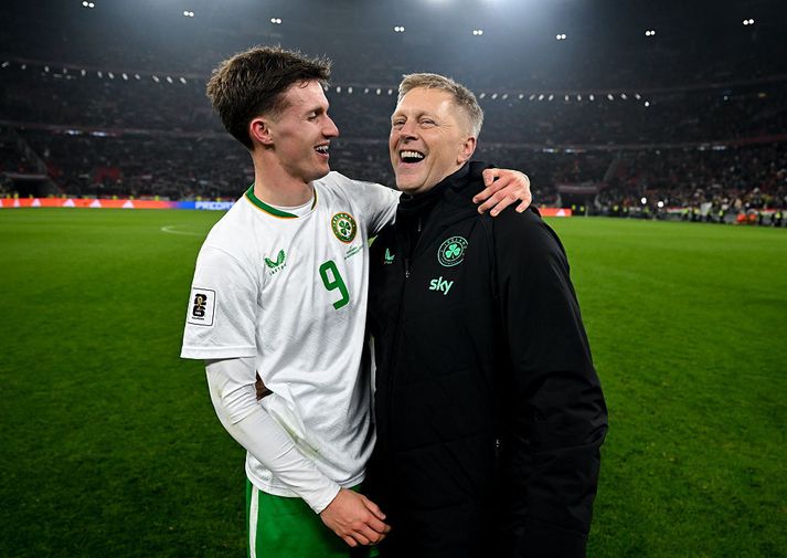 Gleðin hefur verið mikil hjá Írum síðustu daga eftir að Heimir Hallgrímsson stýrði þeim inn í HM-umspilið.