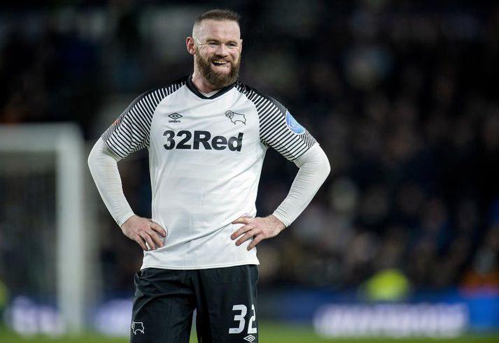 Wayne Rooney er á mála hjá Derby sem leikur í næstefstu deild.