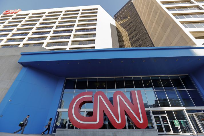 Höfuðstöðvar CNN í Atlanta. Pakkinn var stílaður á skrifstofurnar.