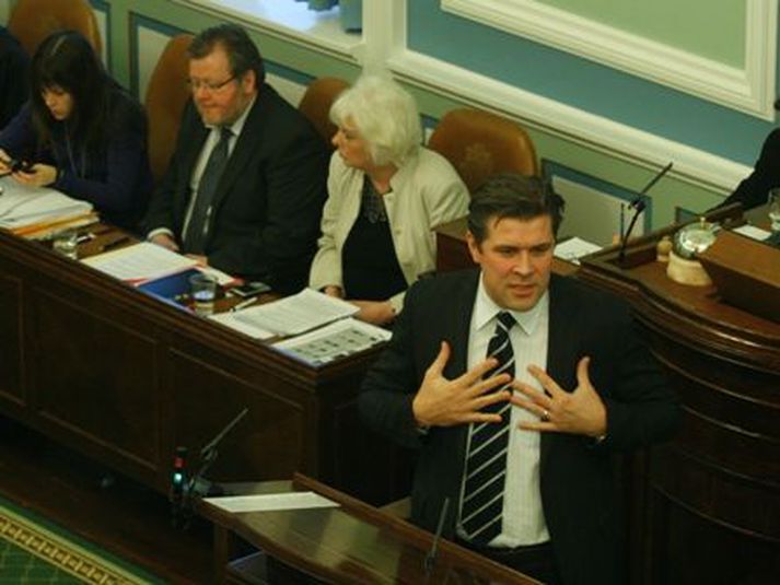 Bjarni vill auka traust á Alþingi með því að forgangsraða í störfum þess. Mynd/ GVA.