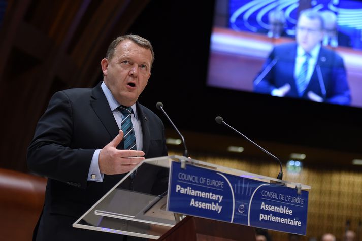Lars Løkke Rasmussen, forsætisráðherra Danmerkur, segir að ógn stafi af Rússum.