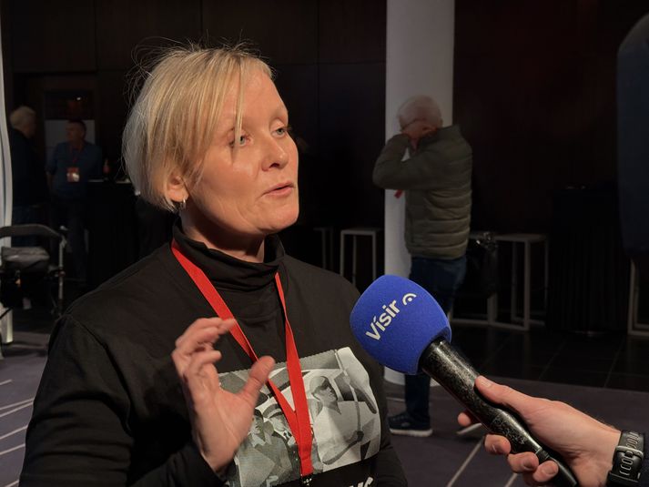 Sólveig Anna Jónsdóttir formaður Eflingar er spennt fyrir komandi þingi. 