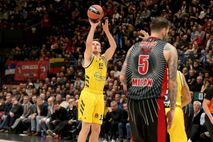 Martin er stoðsendingahæsti leikmaður Alba Berlin í EuroLeague í vetur.